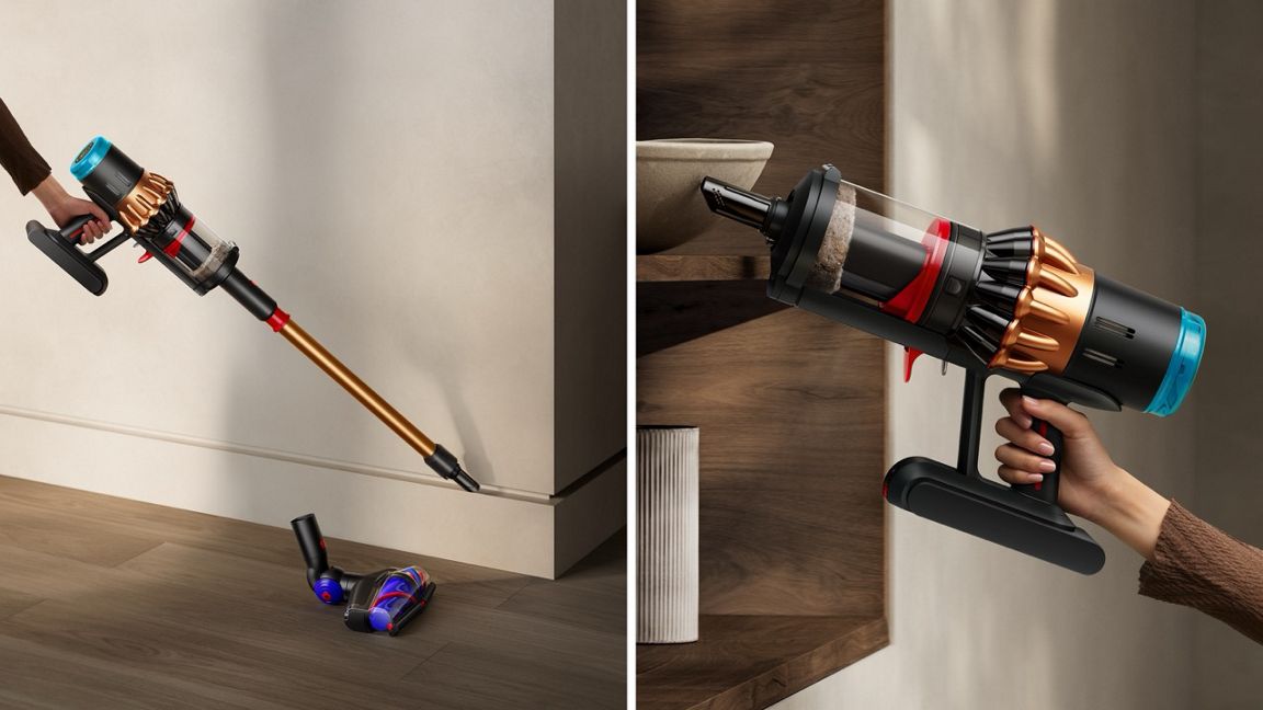 Dyson V16 Piston Animal Absolute (Black/Copper) vacuum + Dok