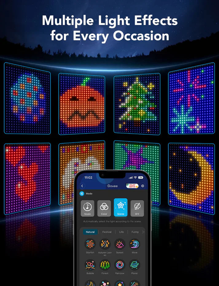 Dynamic Curtain Lights