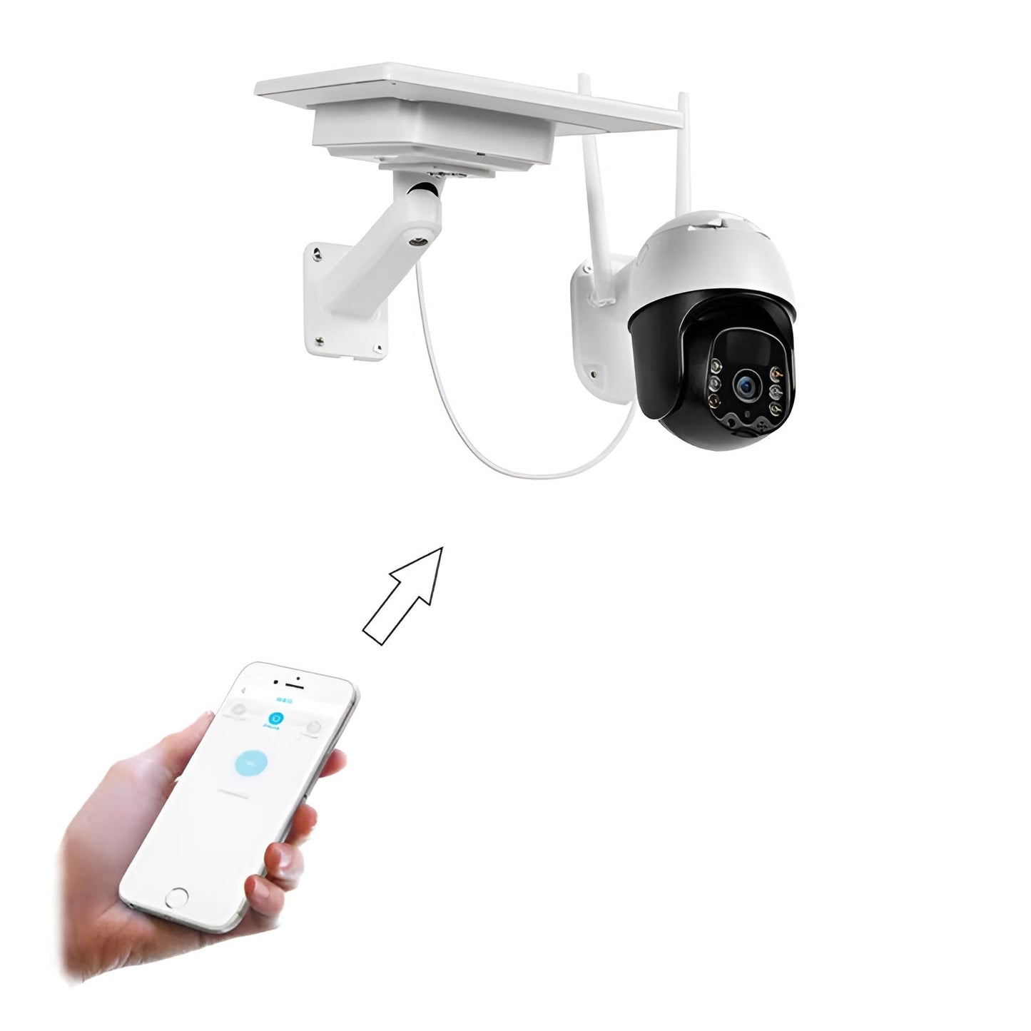 Smart Wireless Solar Surveillance Camera