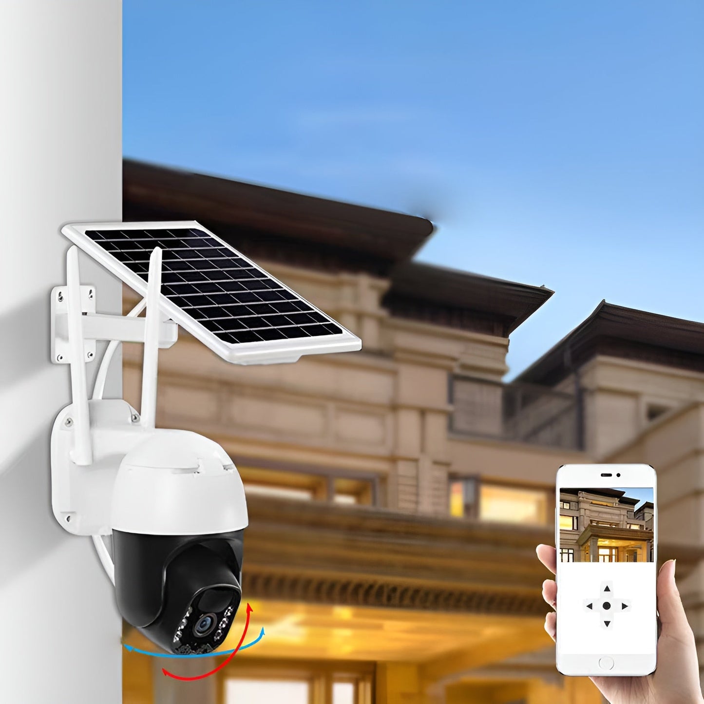 Smart Wireless Solar Surveillance Camera